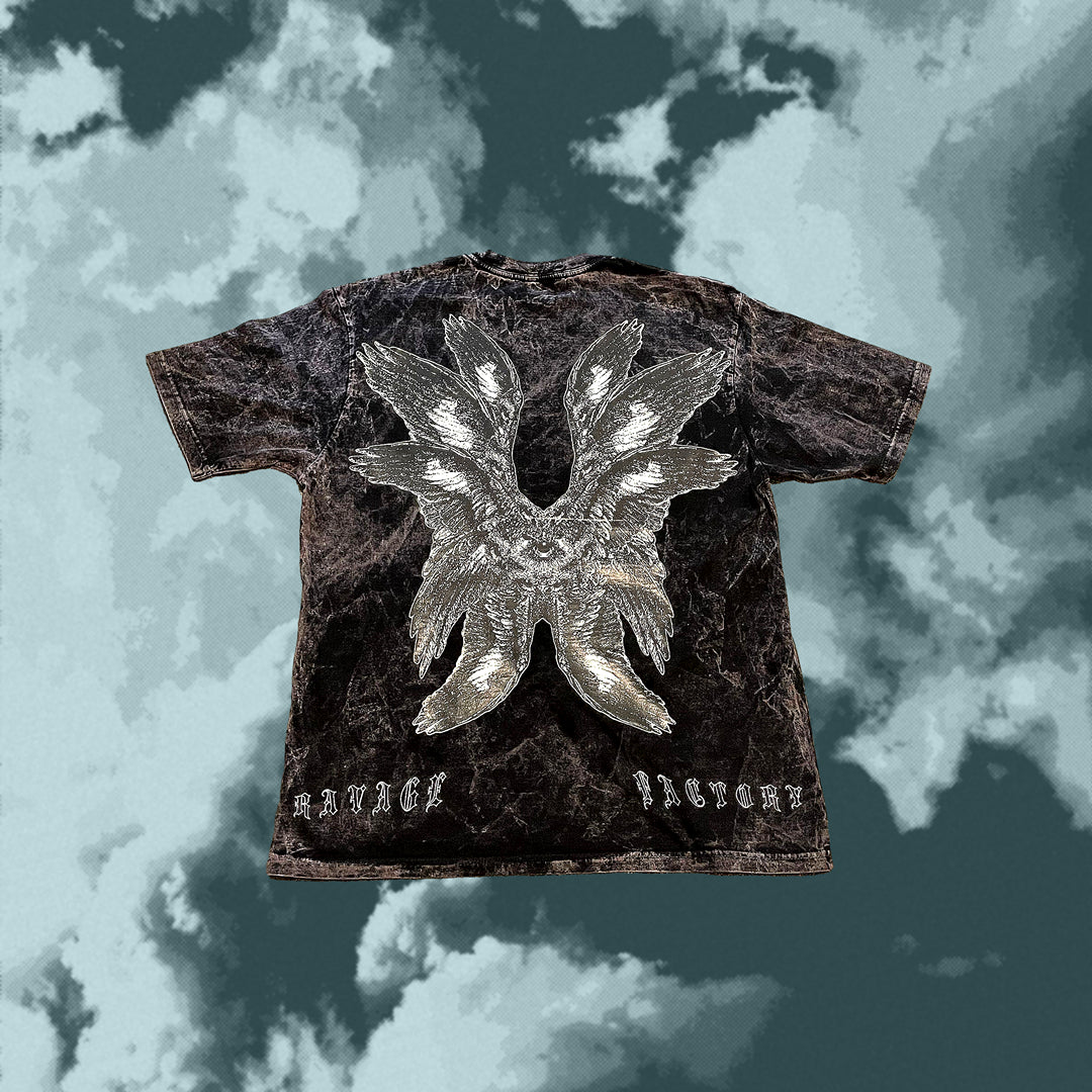 *EXCLUSIVE* SERAPHIM CHARCOAL ASH ANGEL T-SHIRT